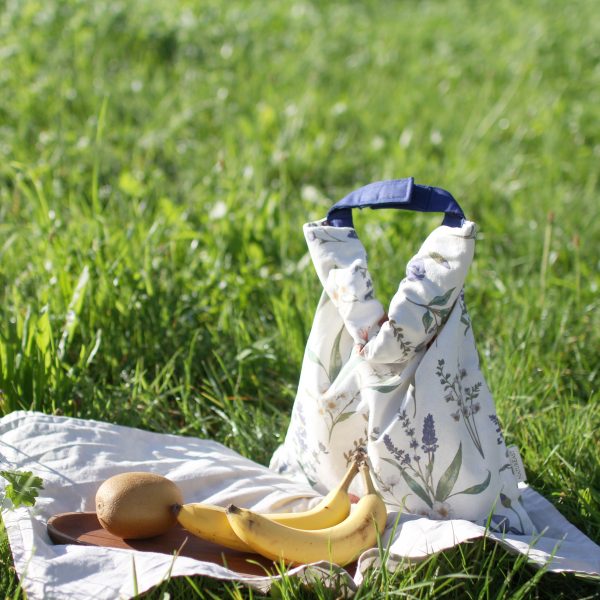 Reusable Linen Cotton Beeswax Bread Bags with Zipper, Cotton Beeswax Bowl Cover Set - Image 8